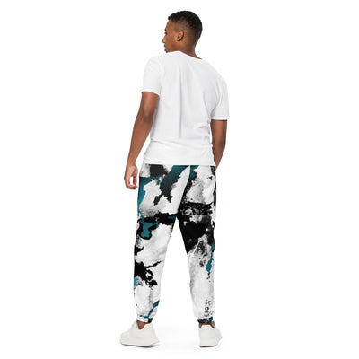"Support Dental Care" Unisex track pants All-Over Print - Dark night
