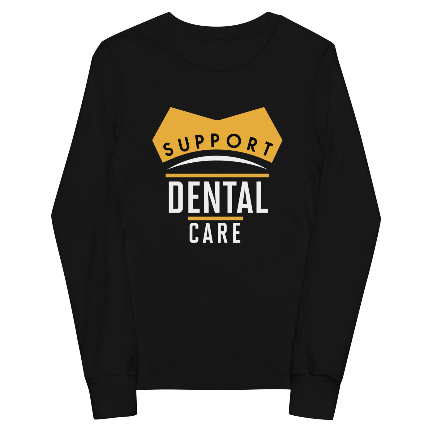 "Support Dental Care" Unisex Youth long sleeve tee
